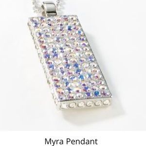 Touchstone Crystal “Myra Pendant”  is Reversible
